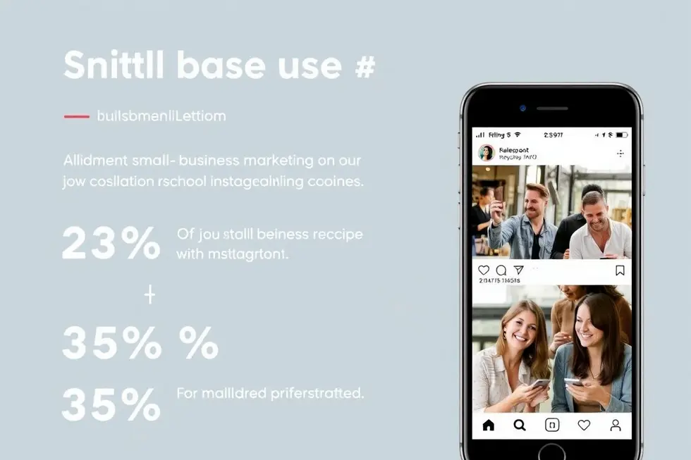 Pequena empresa utilizando Instagram para marketing digital com sucesso.