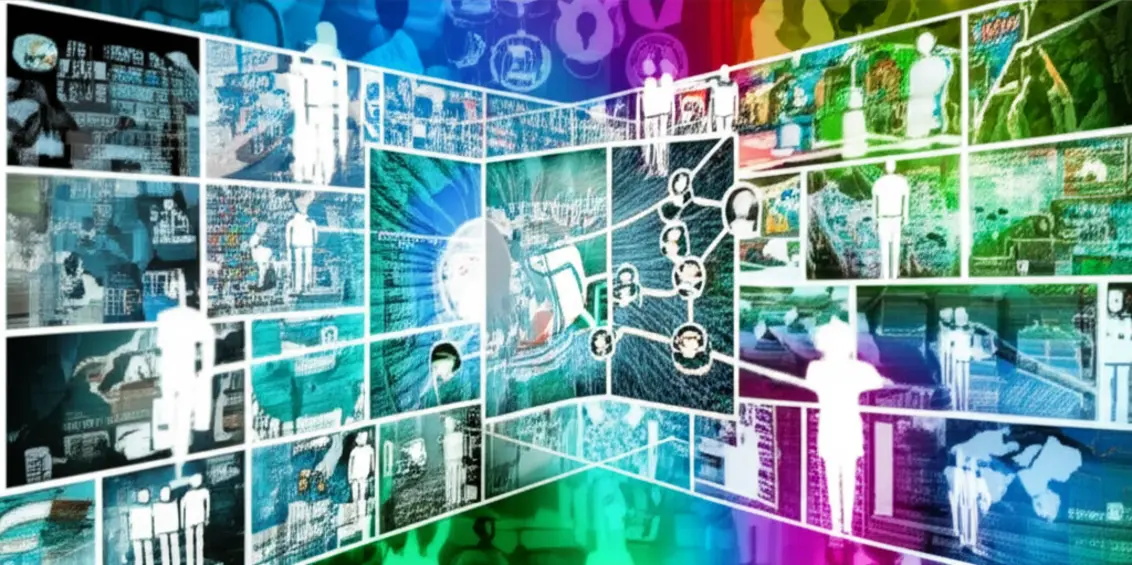 Ilustração sobre o humanismo aplicado ao marketing digital.